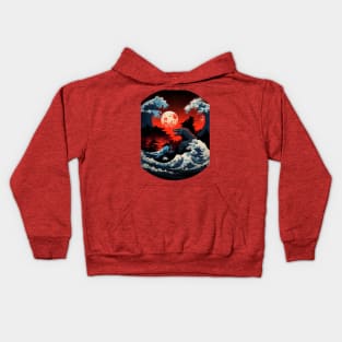 Kanagawa Monster Kids Hoodie